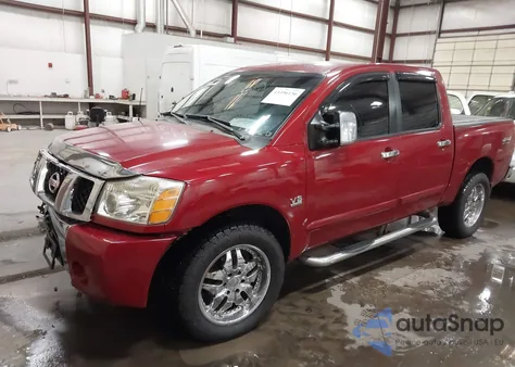 2004 Nissan Titan Se из США, поврежденный, VIN 1N6AA07B64N536420